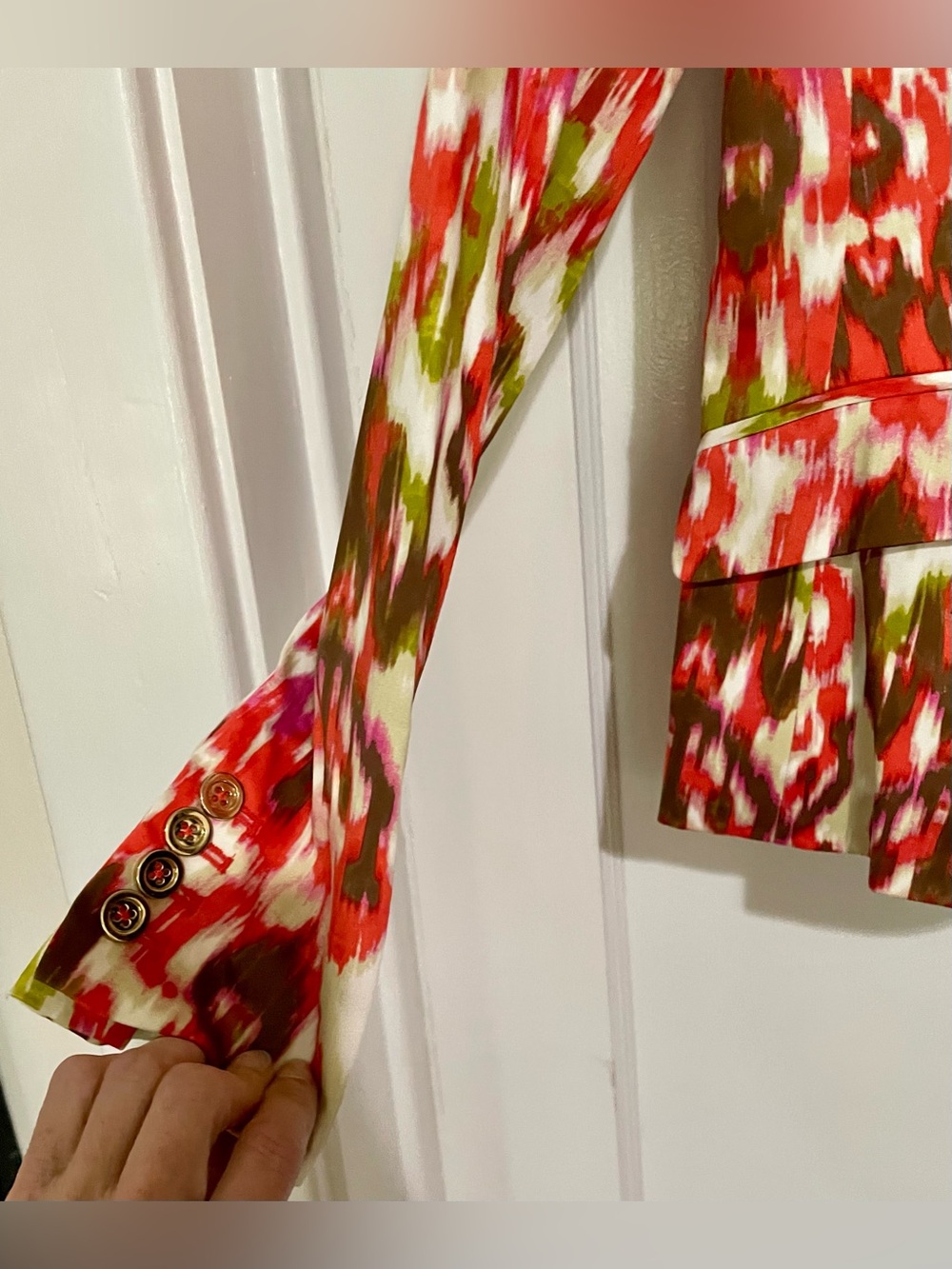 Jones New York Multi-Color Ikat Blazer - Picture 3 of 8